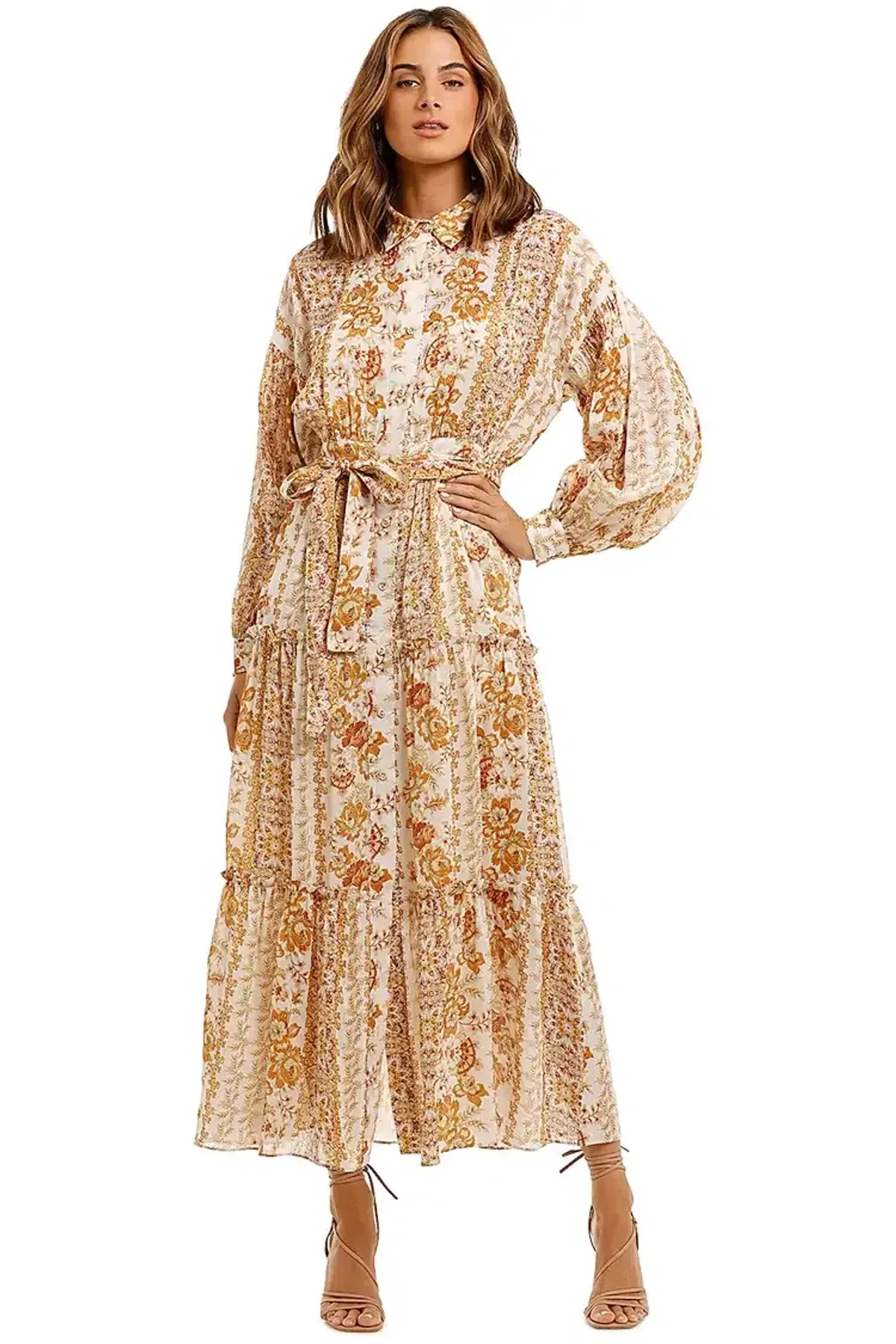 Ministry of Style Desert Daze Maxi Dress Multi Print Size 8 - Image 1