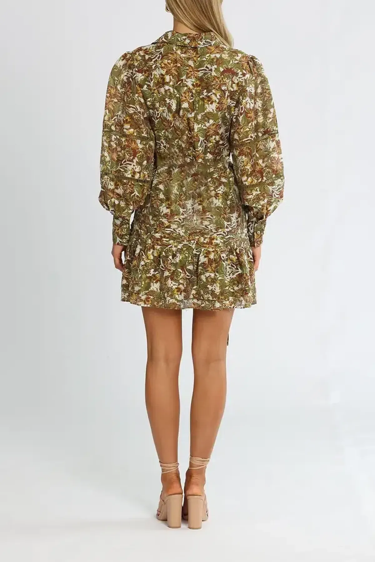 Ministry of Style Floral In Disguise Mini Dress Multi Print Size 8 - Image 3