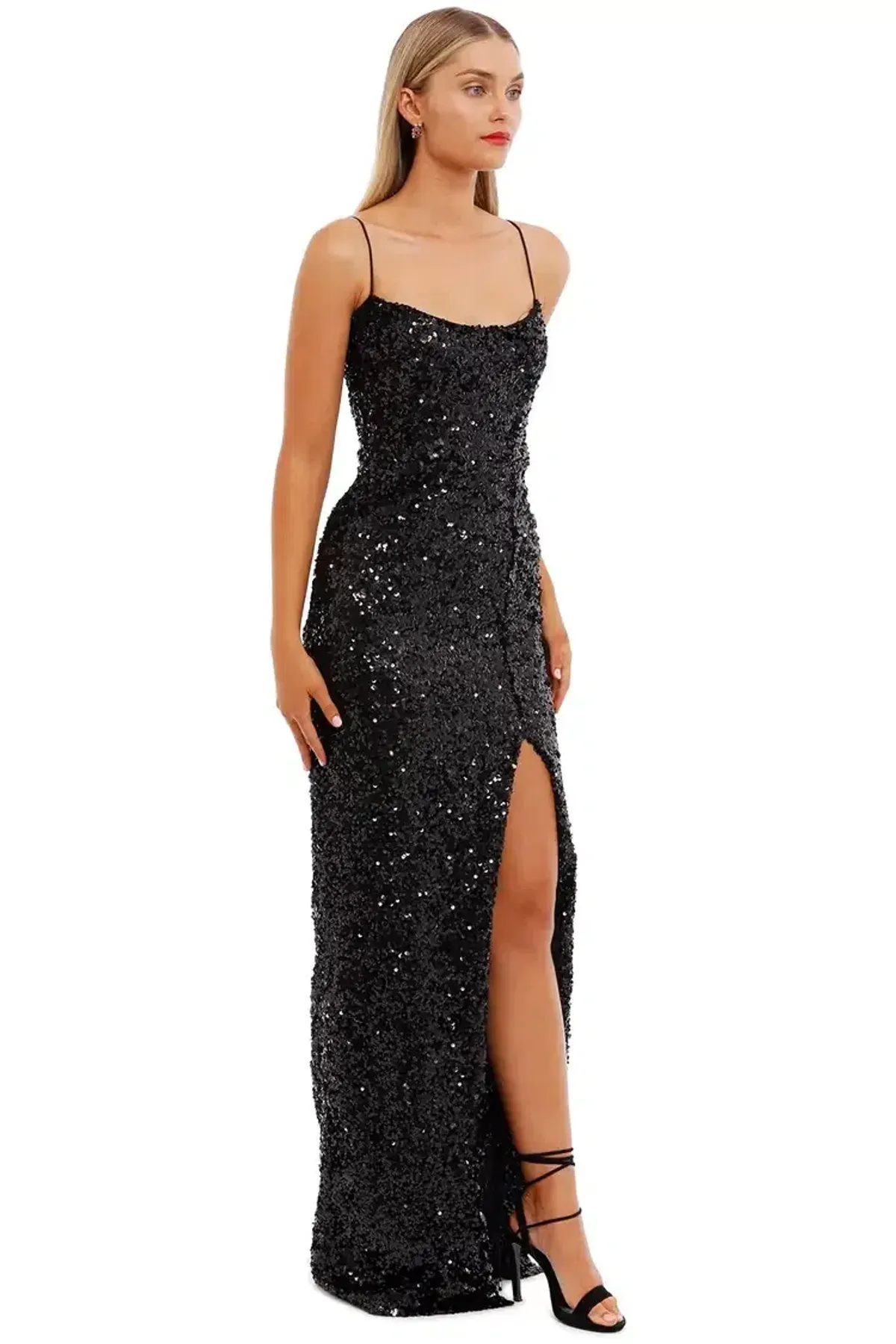 Nookie Confetti Gown Black Size 12 - Image 2