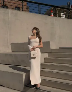 Sir The Label Manifesto Sleeve Midi Dress in Butter Size 1 / AU 8 for rent on The Volte - image 4