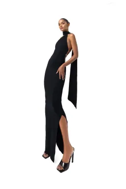 Khanum's Kara Scarf Maxi Dress Black Size S / AU 8 for rent on The Volte - image 6