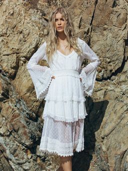 STEELE Stardust Dress White size 8 for rent on The Volte - image 1