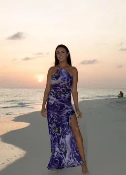 Rat & Boa Simonetta Maxi Dress Purple Size 6 for rent on The Volte - image 3