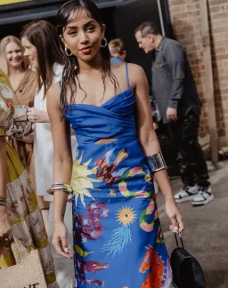 Alemais Guardian Midi Dress Blue Size 8 for rent on The Volte - image 4