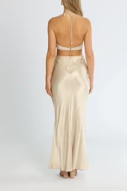 Bec & Bridge Kara Maxi Dress Sand Size 10  for rent on The Volte - image 3