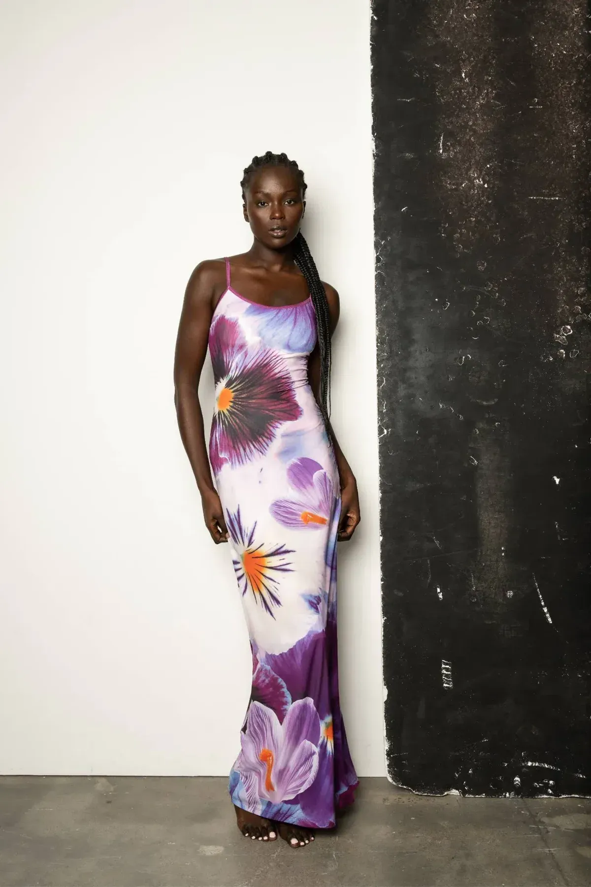 With Harper Lu Indigo Blossom Slip Dress Size M/Au 10 - Image 1