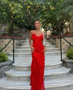 Rat and Boa Cecelia Dress Red Size 8 for rent on The Volte - image 3
