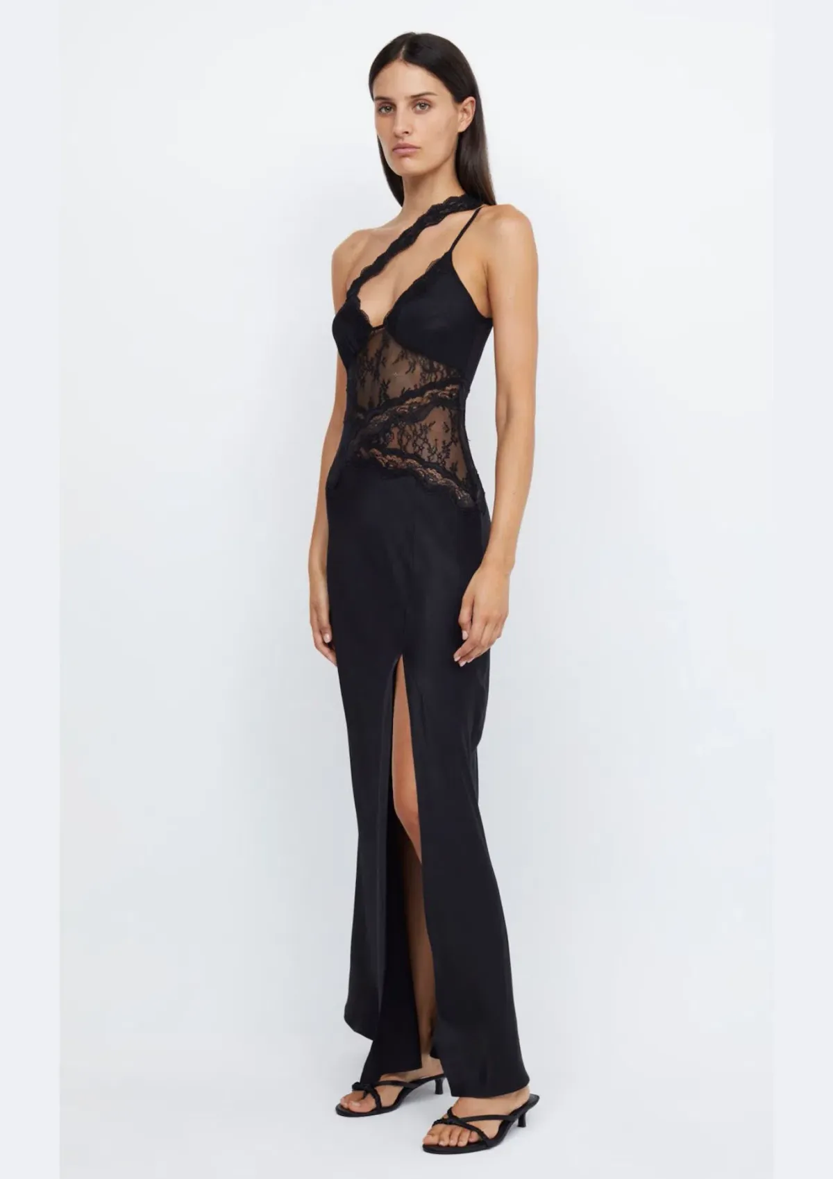 Bec & Bridge Ria Asym Maxi Dress Black Size 8 - Image 2
