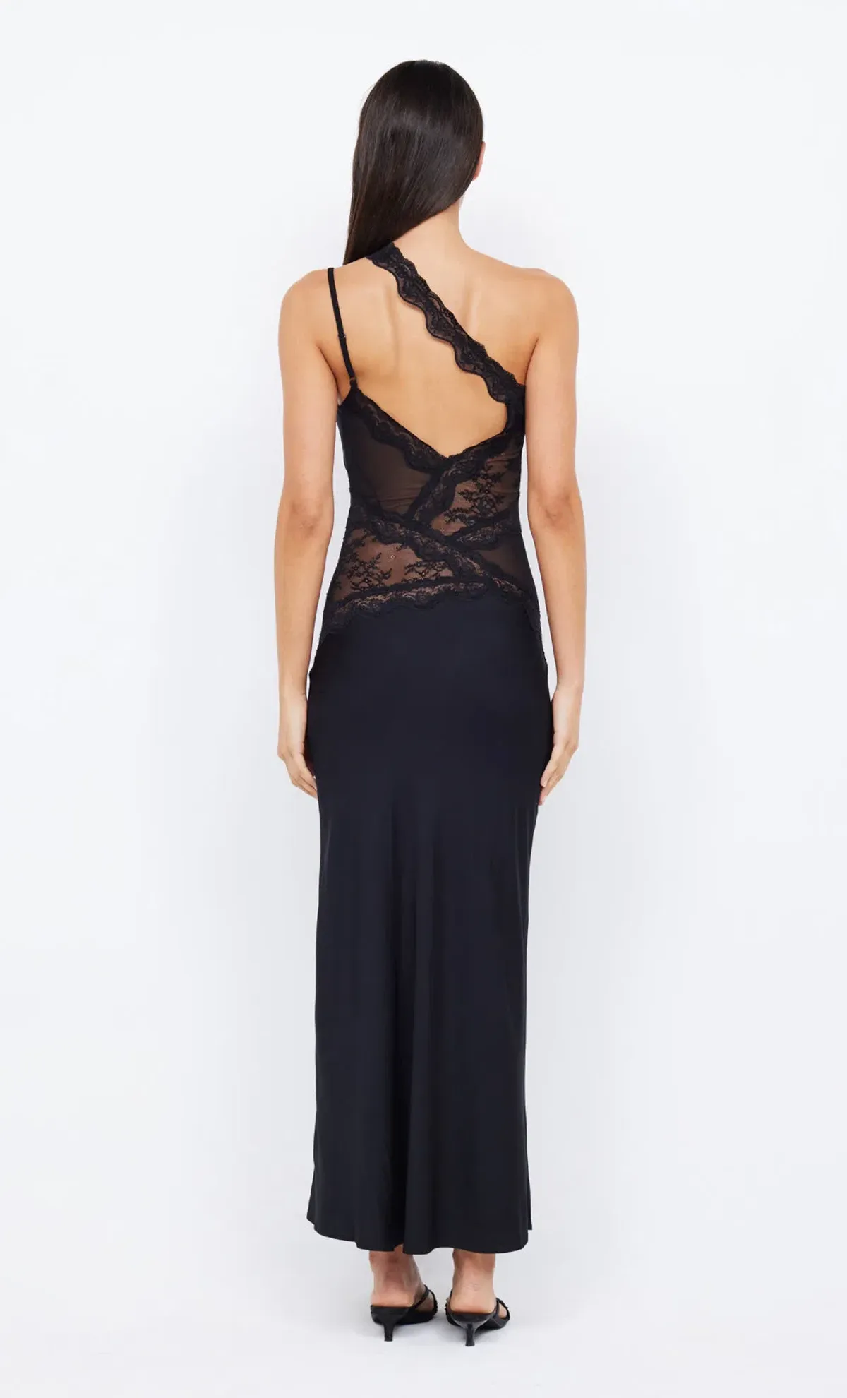 Bec & Bridge Ria Asym Maxi Dress Black Size 8 - Image 3