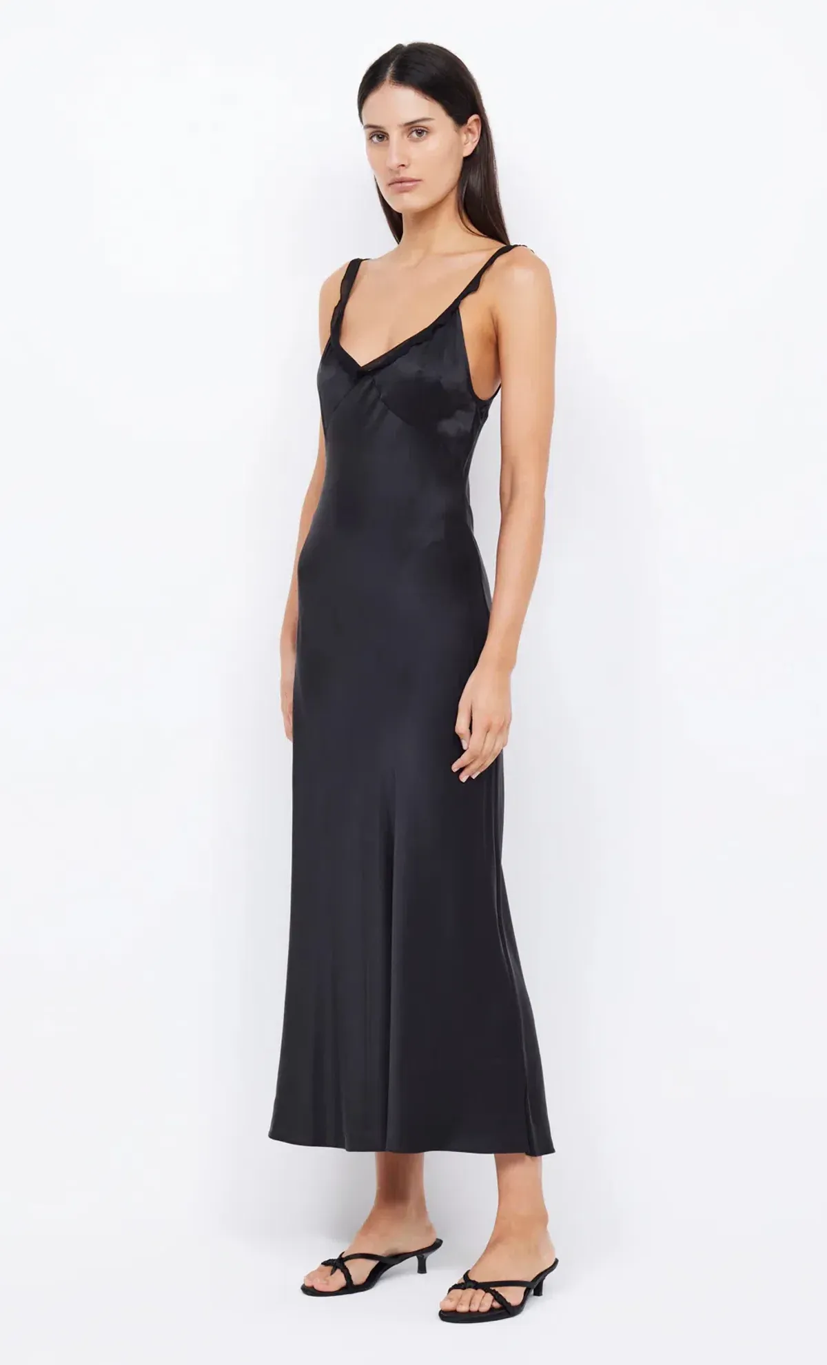 Bec & Bridge Archer Midi Dress Black Size AU 6 - Image 3