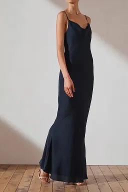 Shona Joy Luxe Bias Cowl Slip Dress Sapphire Size XS/Au 6 for rent on The Volte - image 2