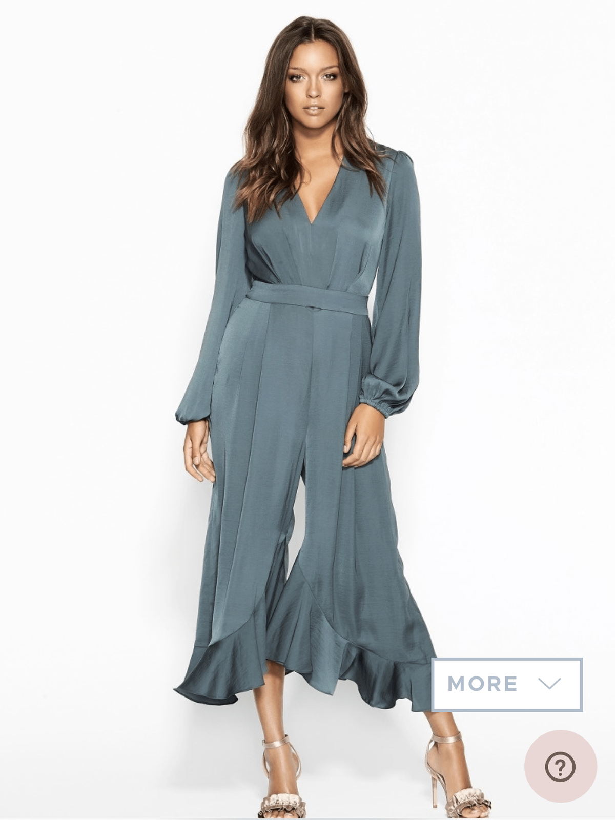 Sheike oxford jumpsuit grey blue 6 - Image 1