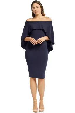 Pasduchas Composure Midi Dress Anchor Blue Navy Size 10 for rent on The Volte - image 1