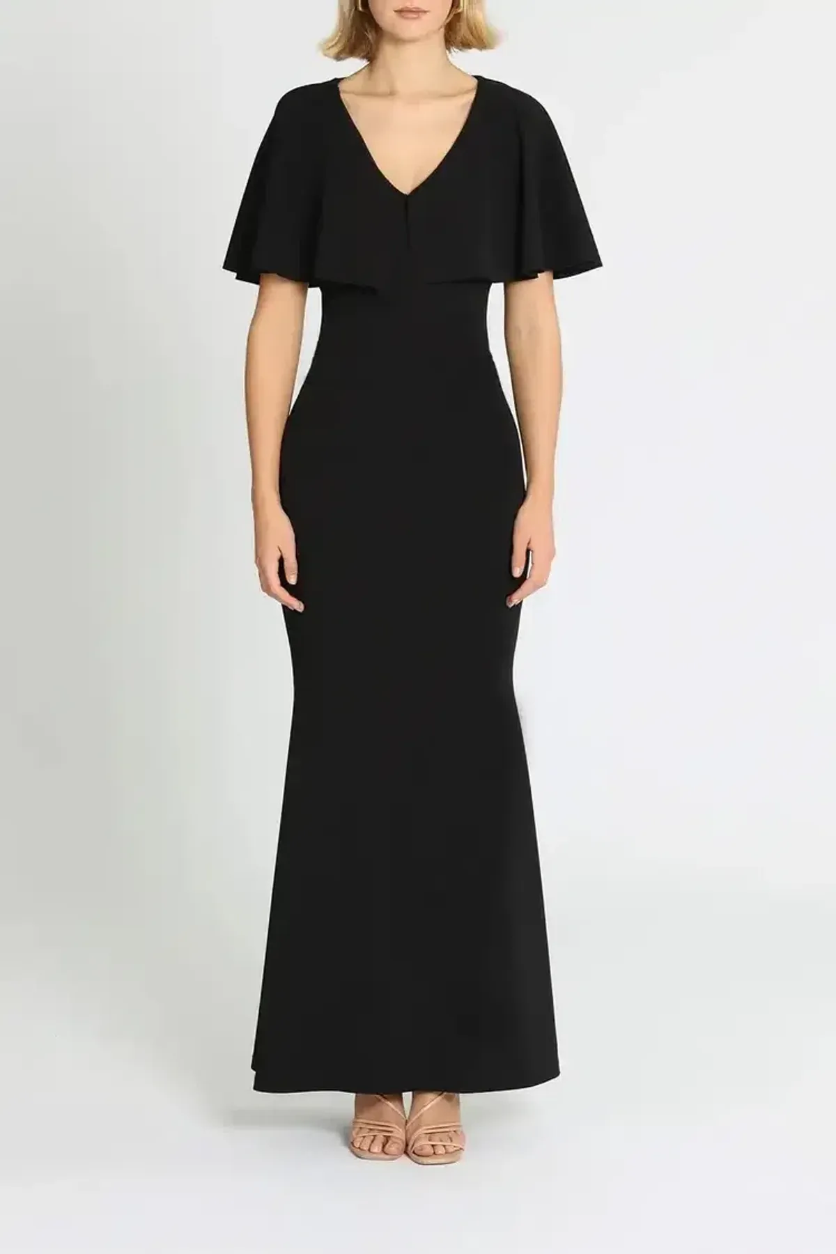 Pasduchas Mrs Carter Gown Black Size 12 - Image 1