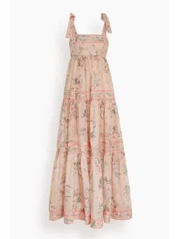  Zimmermann Moonshine Tie Shoulder Maxi Dress Floral Size 3 / AU 14 for rent on The Volte - image 3