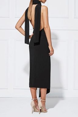 MISHA Liona Dress Black Size 8/S for rent on The Volte - image 2