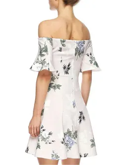 Lover Petunia Off Shoulder Mini Dress Floral Size 6 for rent on The Volte - image 7