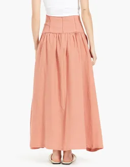 Bec & Bridge Alamos Maxi Skirt in Grapefruit Size 8 for rent on The Volte - image 3