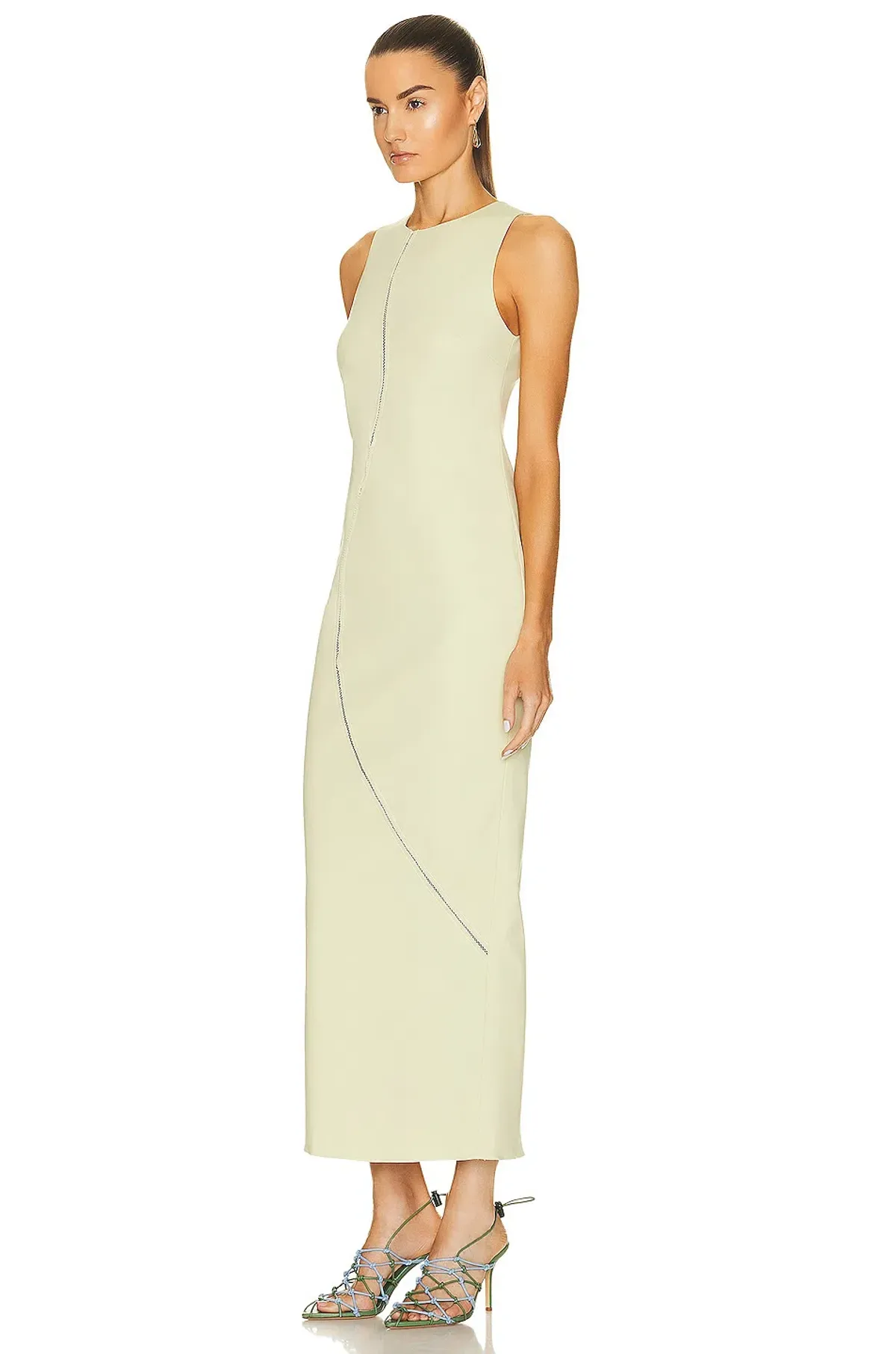Sir The Label Esther Midi Dress in Pistachio Size 1 / 8 AU - Image 3