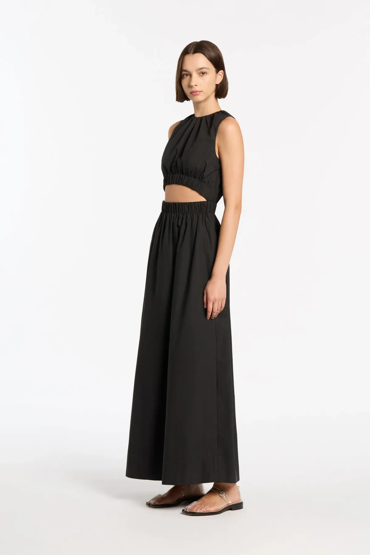 Sir The Label Dion Gathered Maxi Dress in Black Size 1 / 8 AU  - Image 2