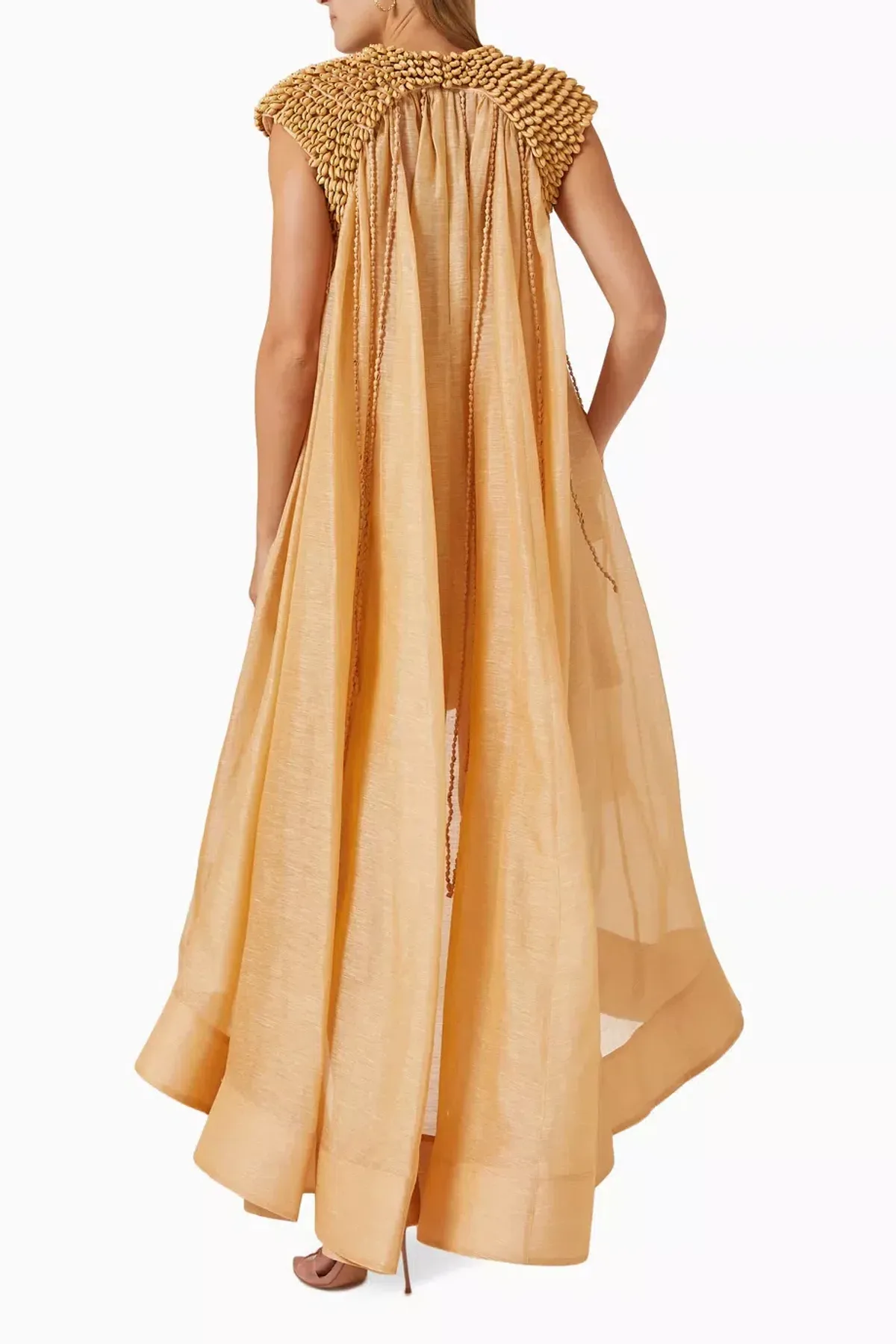 Zimmermann Coaster Embellished Gown Sand Size 0 / AU 8 - Image 2