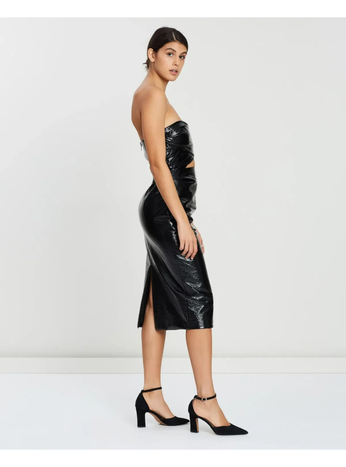 Bec & Bridge Finn Midi Dress Black Size AU 6 - Image 3