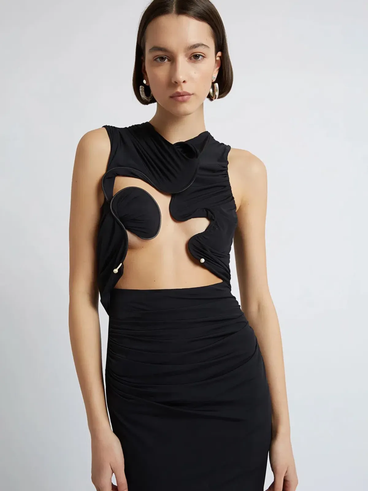 Christopher Esber Venus Tank Dress Black Size 6 - Image 6