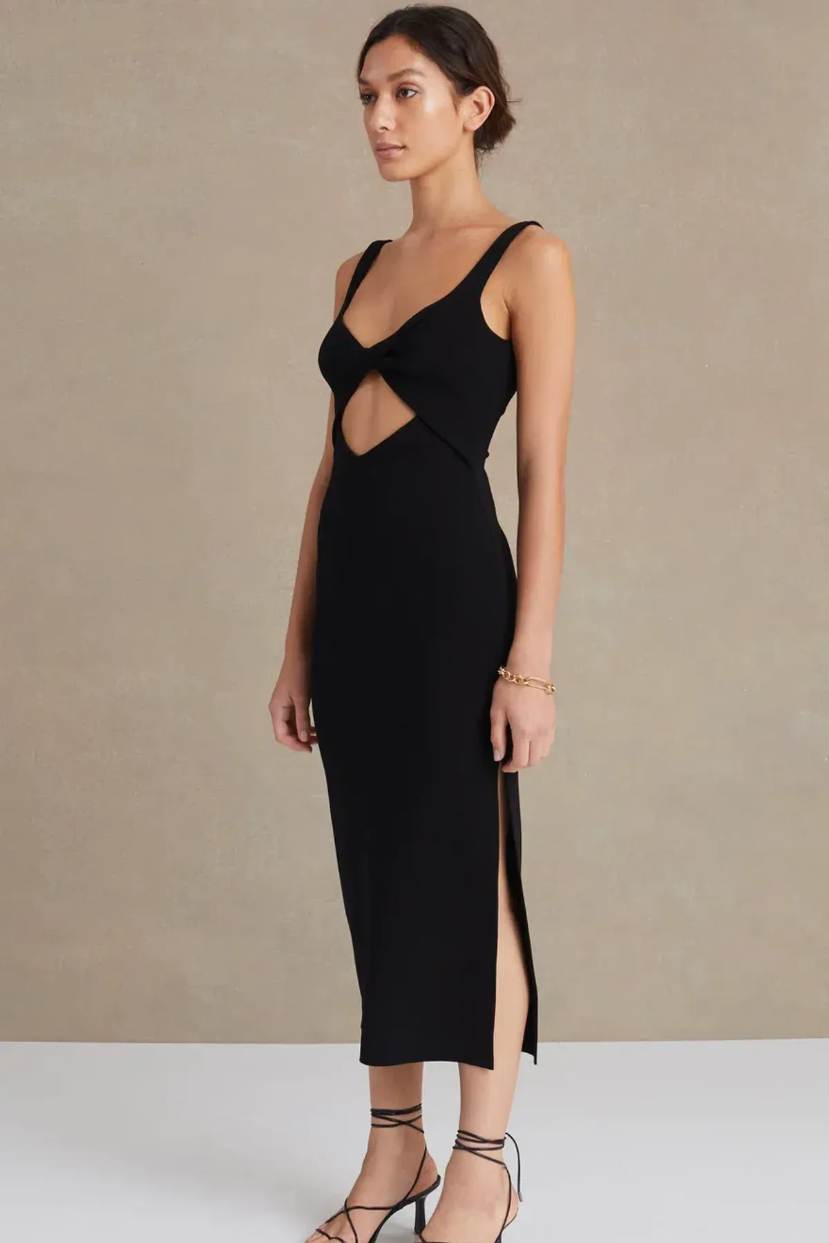 Bec & Bridge Joelle Midi Dress Black Size 12 - Image 2