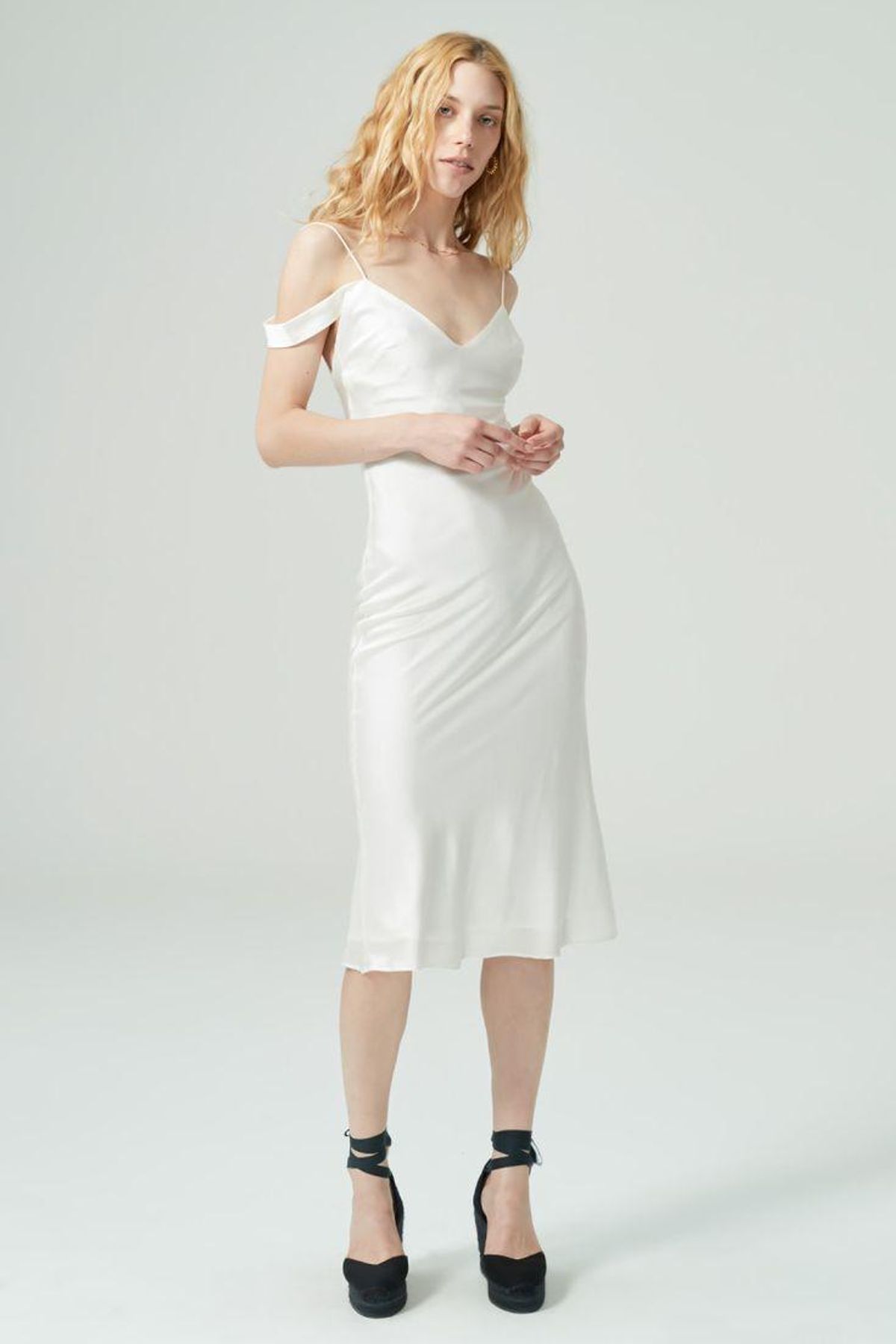 Hansen & Gretel Silk Dress White Size 6 - Image 1