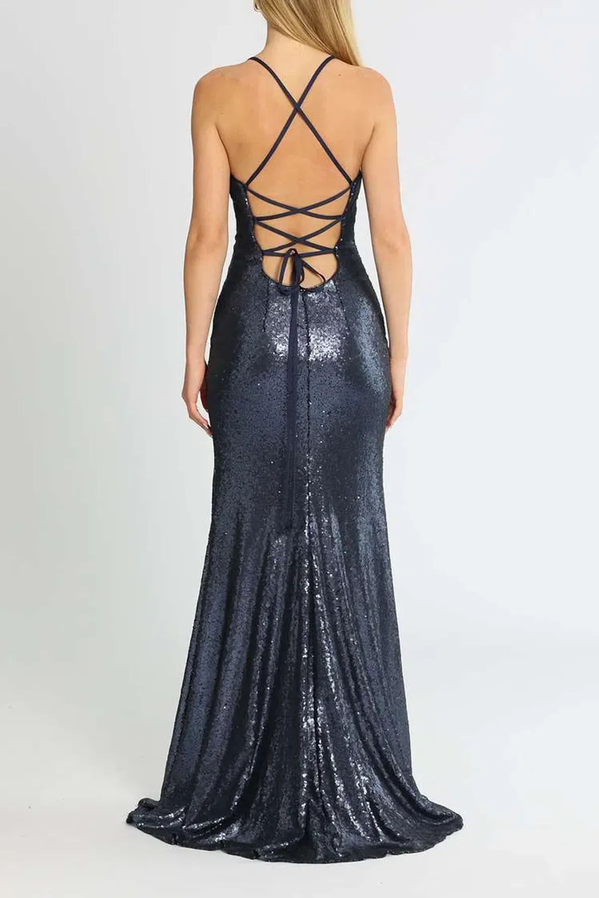 Tania Olsen India Gown Navy Size 8 - Image 3