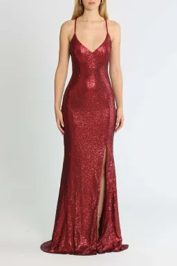 Tania Olsen India Gown Red Size 6 for rent on The Volte - image 1
