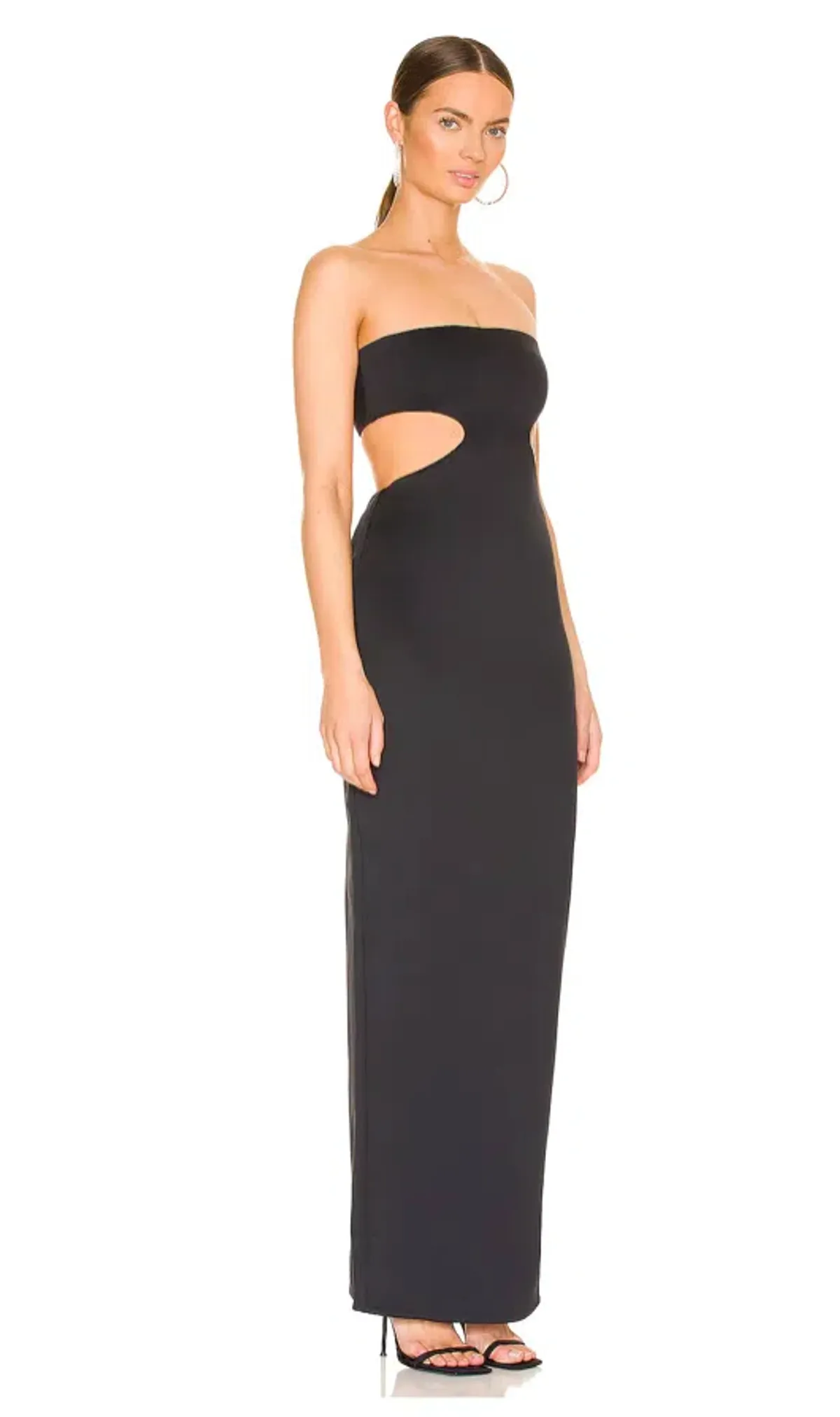 Natalie Rolt Carmen Gown Black Size 8 - Image 2