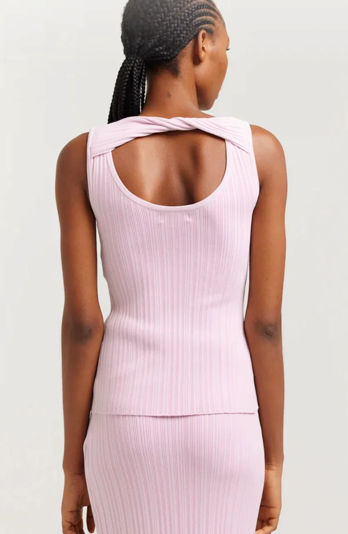 Henne Romee Knit Set Musk Pink Size 8 - Image 5
