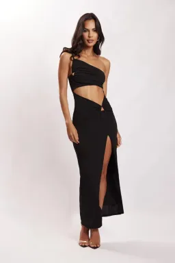 Meshki Sami Cut Out Dress Black Size AU 6 for rent on The Volte - image 2