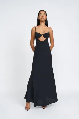 By Johnny Diandra Maxi Dress Black Size 6  for rent on The Volte - image 1