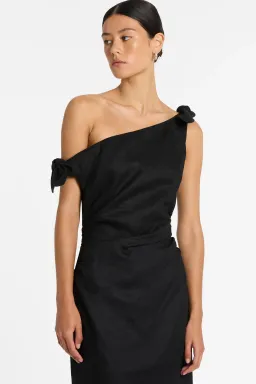Sir The Label Bettina Off Shoulder  Dress Black Size 2/Au 10  for rent on The Volte - image 2