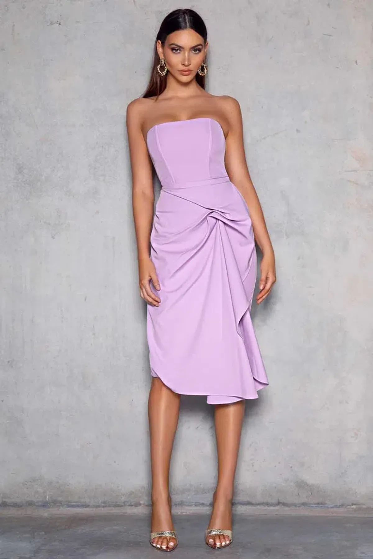Elle Zeitoune Arell Lavender Dress Purple Size 8 - Image 1