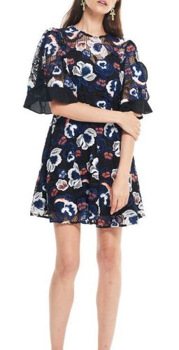 Talulah Estee Multi Lace Mini Dress Multi Size 8 for rent on The Volte - image 1