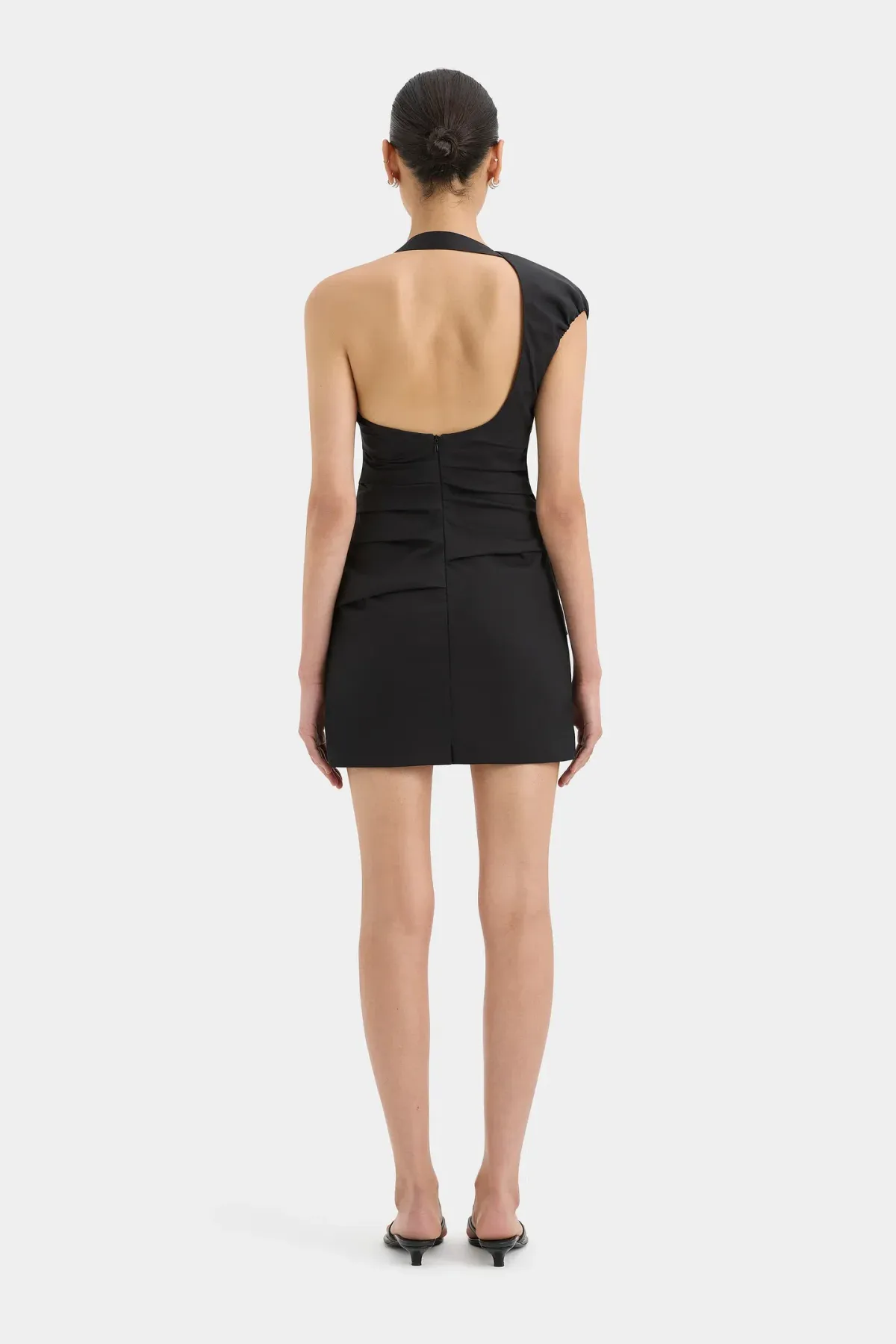 Sir the Label Azul Gathered Mini Dress in Black Size 1/ Au 8 - Image 2