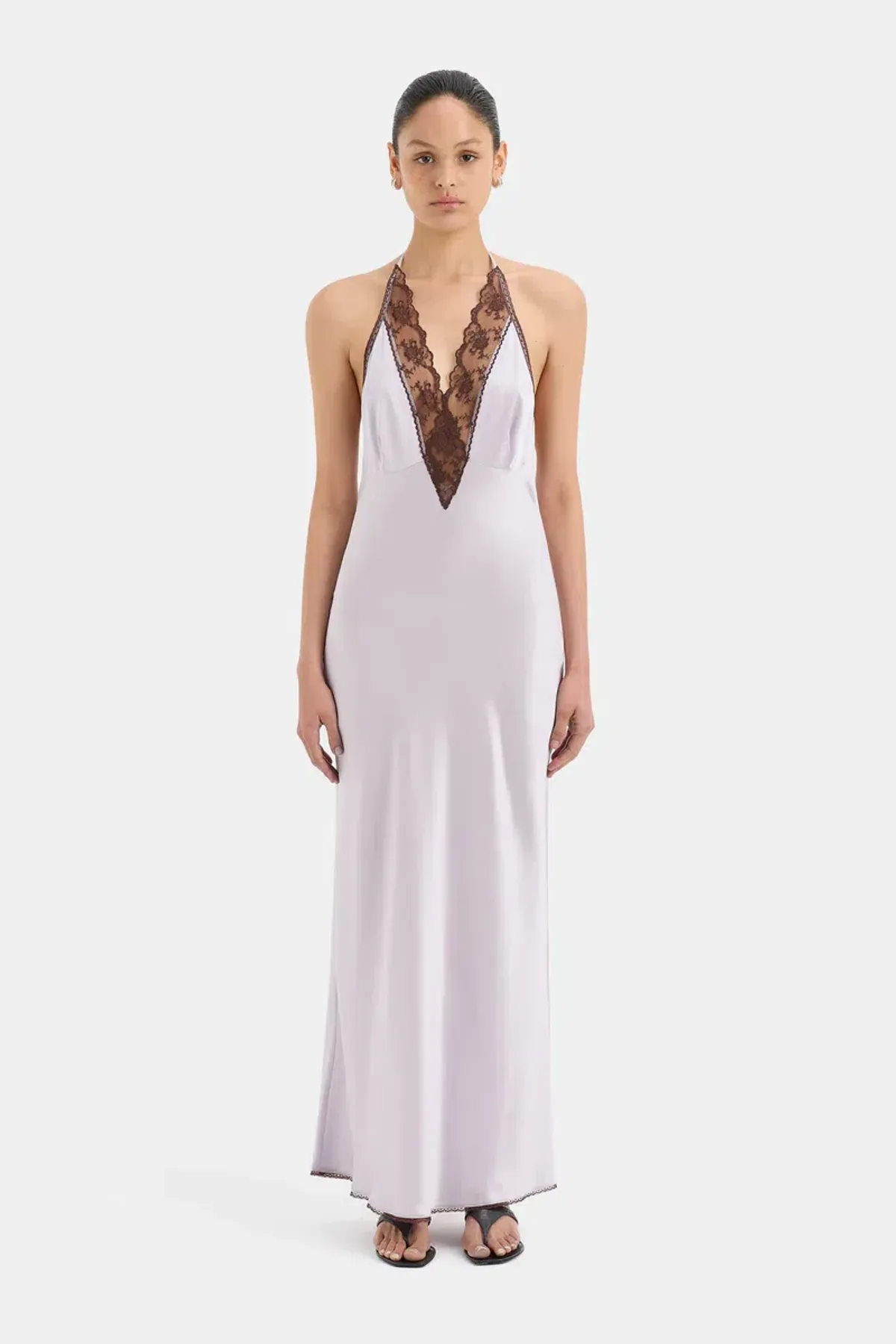 Sir the Label Aries Halter Dress Lilac Size 0/ AU 6 - Image 2