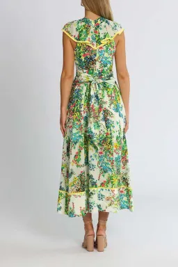 Alice McCall Living For You Midi Dress Floral Multi Size 12 for rent on The Volte - image 3
