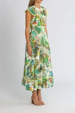 Alice McCall Living For You Midi Dress Floral Green Size 14 for rent on The Volte - image 2