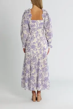Alice McCall Mary Anne Midi Dress in Lavender Floral Size 8 for rent on The Volte - image 5