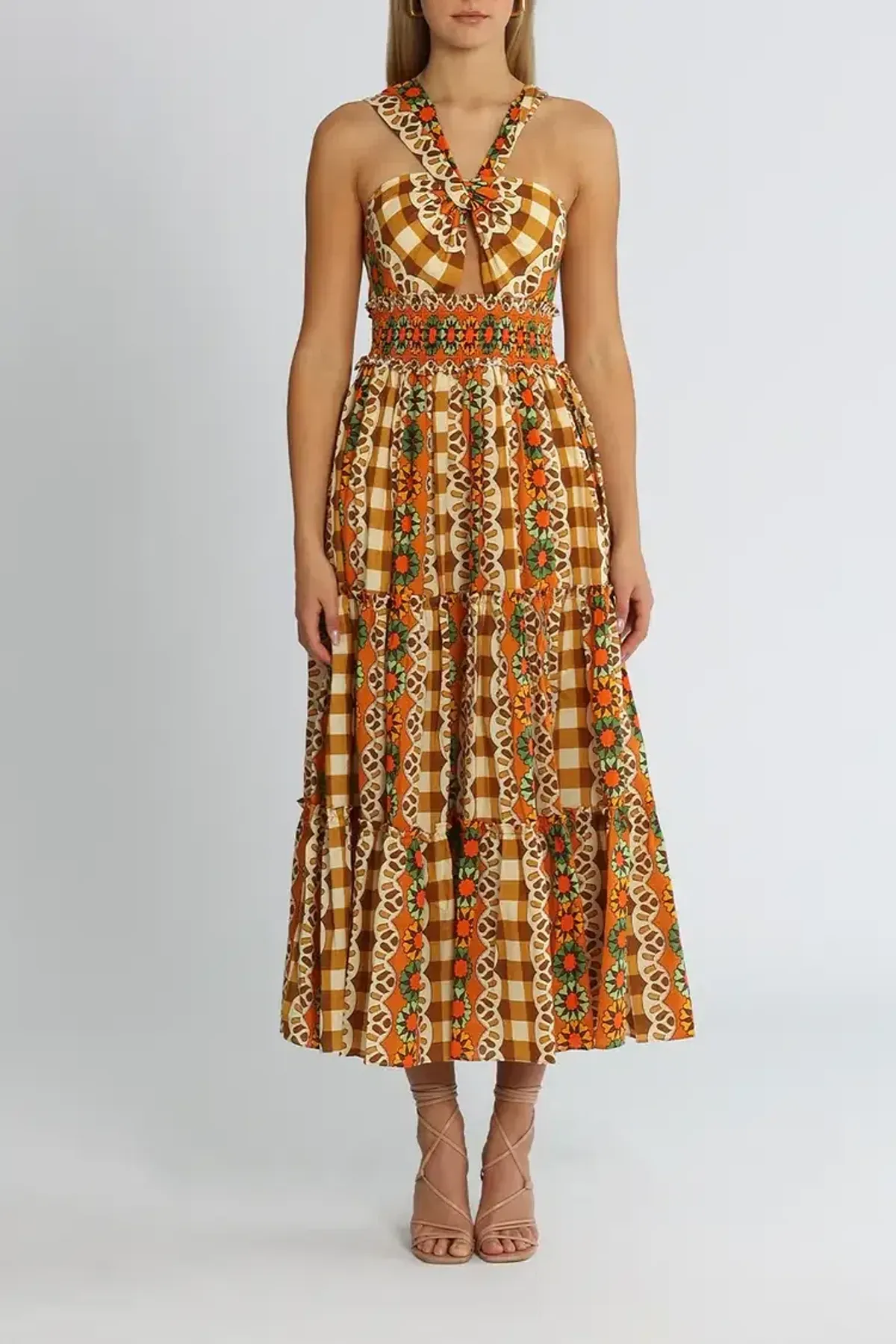 Alice McCall Clara Midi Dress in Multi Size 8 - Image 1
