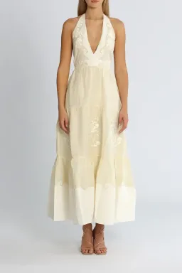 Alice McCall Marie Midi Dress in White Size 10 for rent on The Volte - image 1