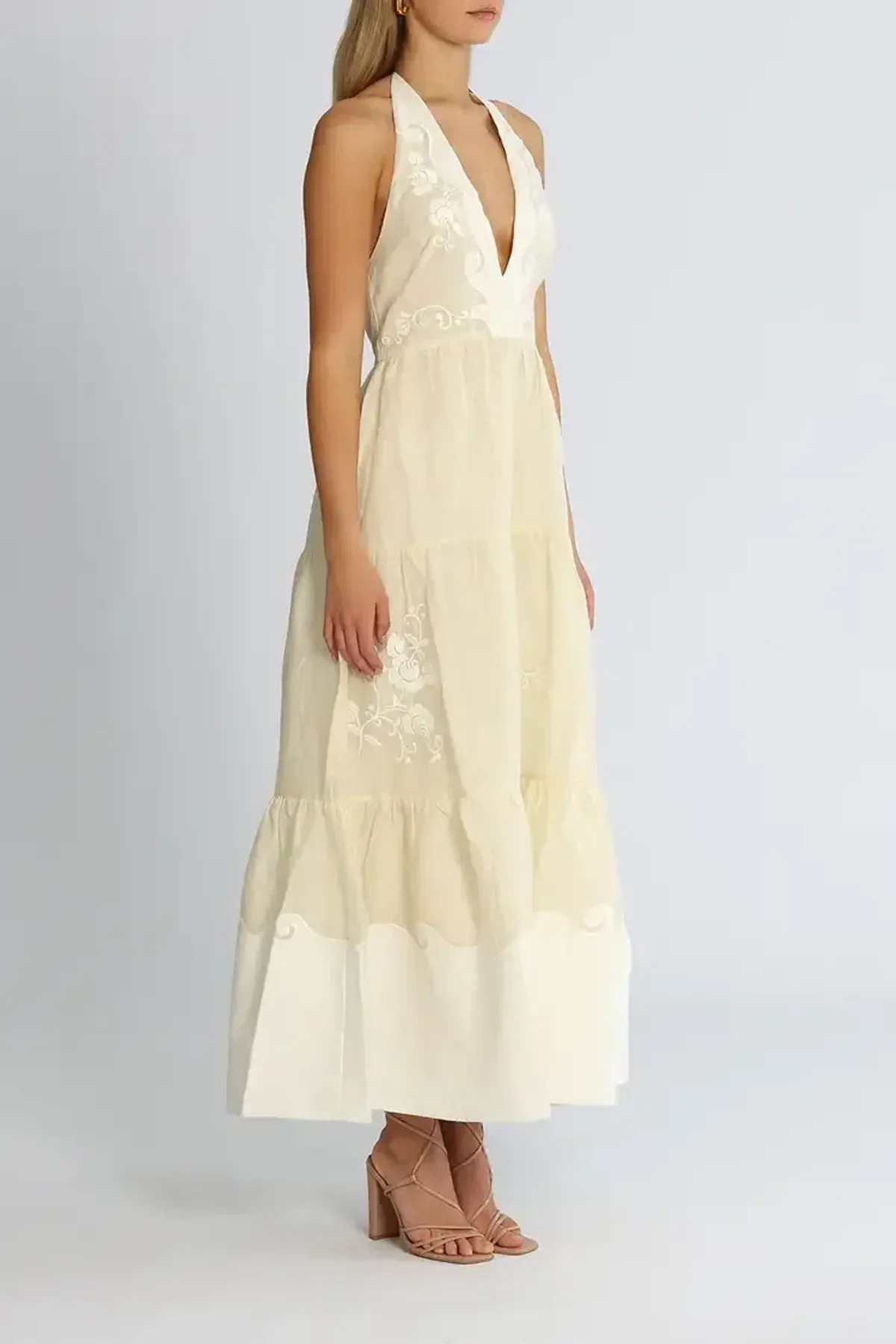 Alice McCall Marie Midi Dress in White Size 8 - Image 2