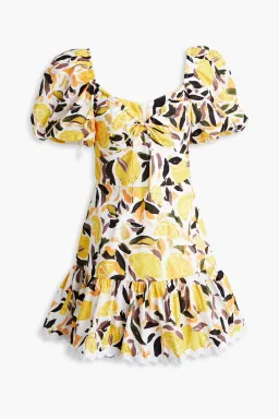 Rebecca Vallance Amarilla Mini Dress Print Size 10 for rent on The Volte - image 5