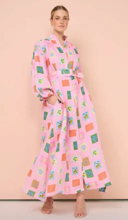 Palm Noosa Noddy Dress Pink Emblem Size 10 for rent on The Volte - image 2