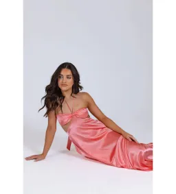 Lane + Sass Lucy Guava Gown Pink Size AU 8 for rent on The Volte - image 7
