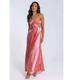 Lane + Sass Lucy Guava Gown Pink Size AU 8 for rent on The Volte - image 2